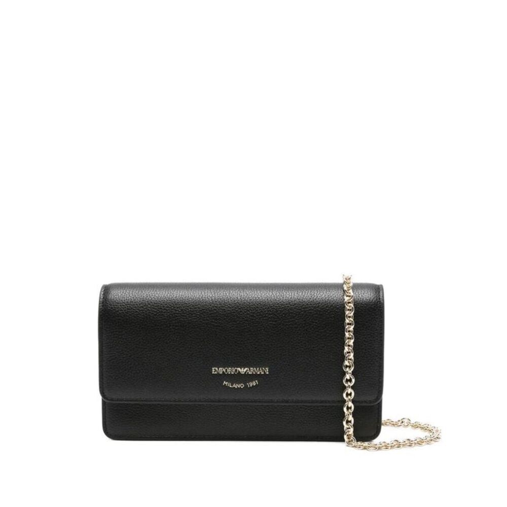 EMPORIO ARMANI Women's Structured Top-Handle Bag Women BLACK Handbags